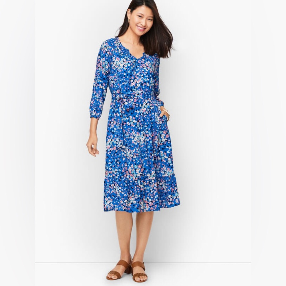 Talbot’s Fit and Flare Dress, Color: Floating Floral